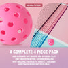 Pickleball Paddles Set of 2, Pickle Ball Equipment with 4 Balls and Bag .T700 Carbon Fiber Paddles with Graphite Grip Set for Beginners & pro.